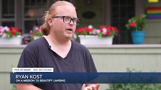 Lansing resident Ryan Kost is on a mission to clean up Lansing.