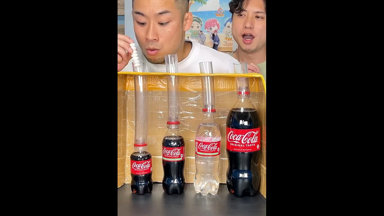 Coke Vs Mentos/ Epic Holding with Mouth Challenge/ ASMR/ #asmr #reels