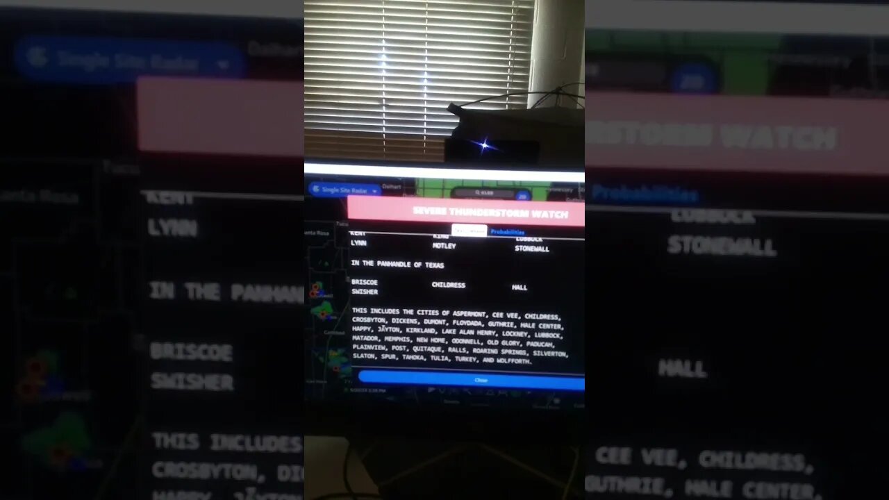 I'm tracking a severe thunderstorm ⛈️ today