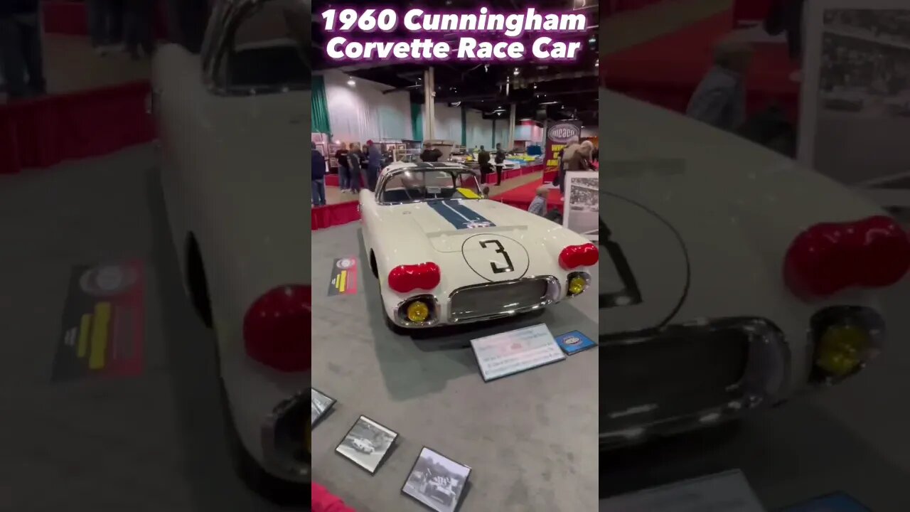 1960 Cunningham Corvette Race Car! #shorts