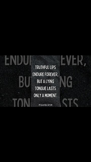 Proverbs 12:19 #shorts