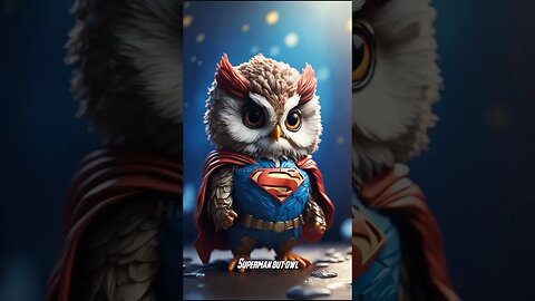 Superhero but owl 💥 All character #avengers #dc #ai #shorts