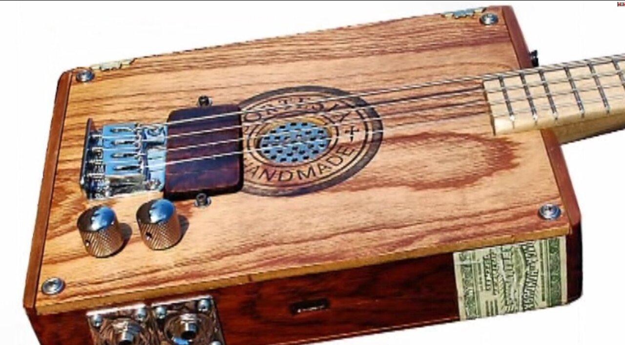 Cigar Box Guitar/Bass Hybrid