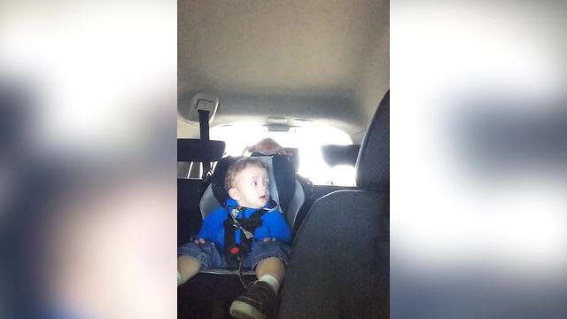 "Toddler Boy Scared of Car Wash: Hilarious Reaction"