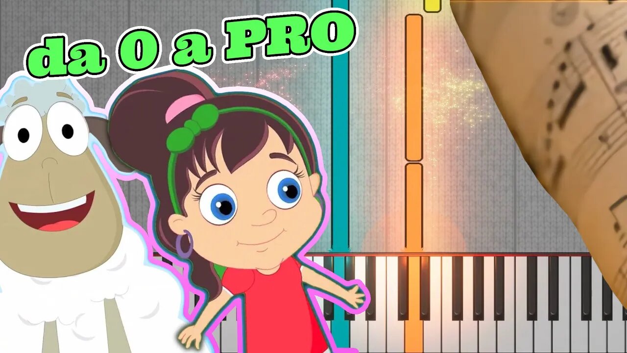 MARY E L'AGNELLINO da 0 a PRO PIANO TUTORIAL + SPARTITO GRATIS