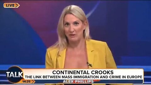 Well known British anchor goes gets real on live television