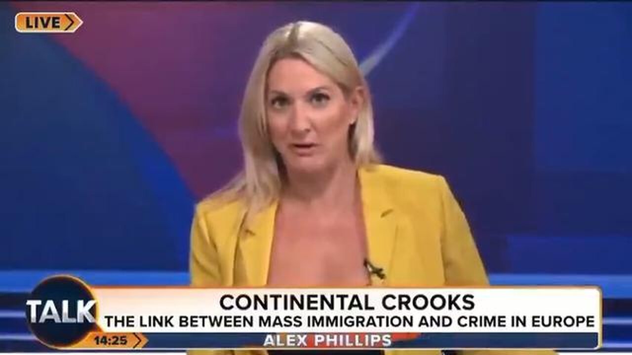 Well known British anchor goes gets real on live television