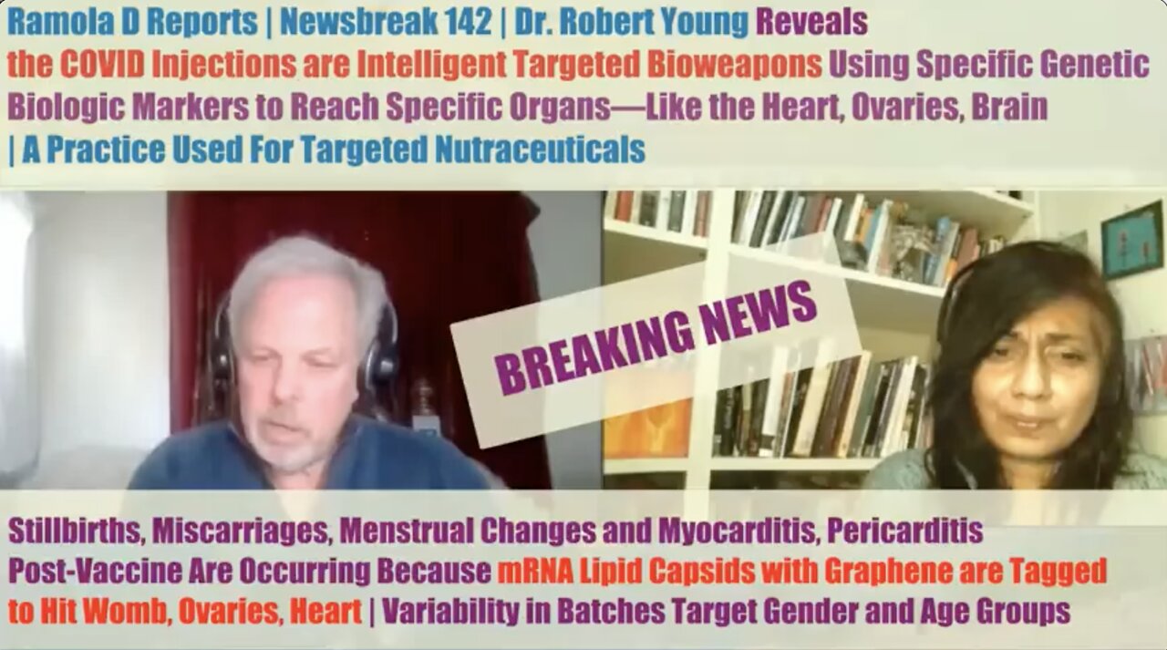 Dr. Robert Young - The COVID Vaccines are intelligent targeting bioweapons