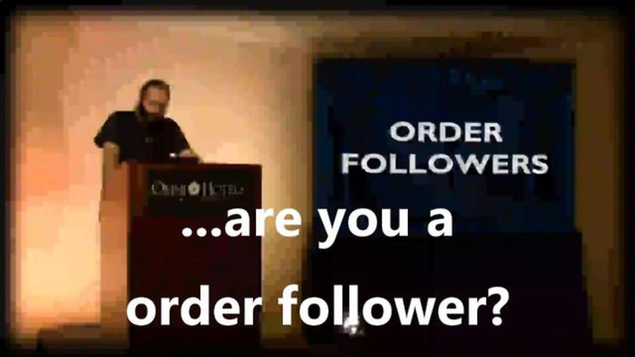 Worldwide l ...Are You an Order Follower?