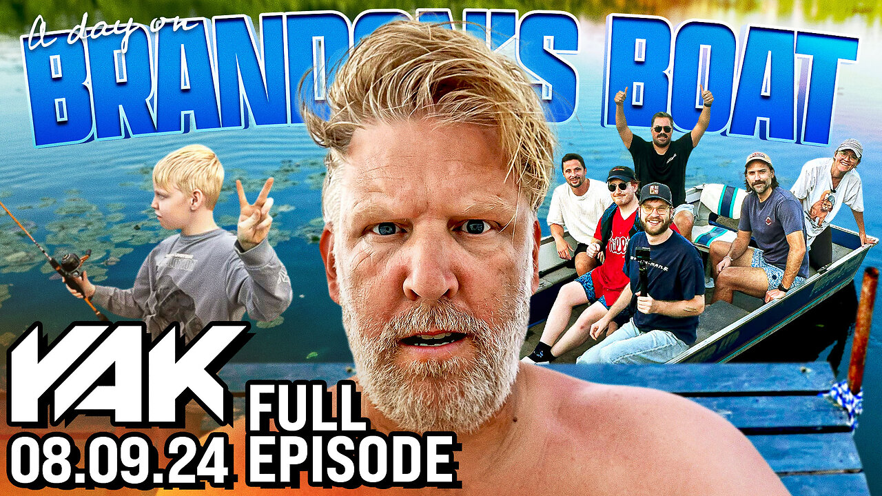 Going To Brandon's House To Try And Sink His Boat | The Yak 8-9-24