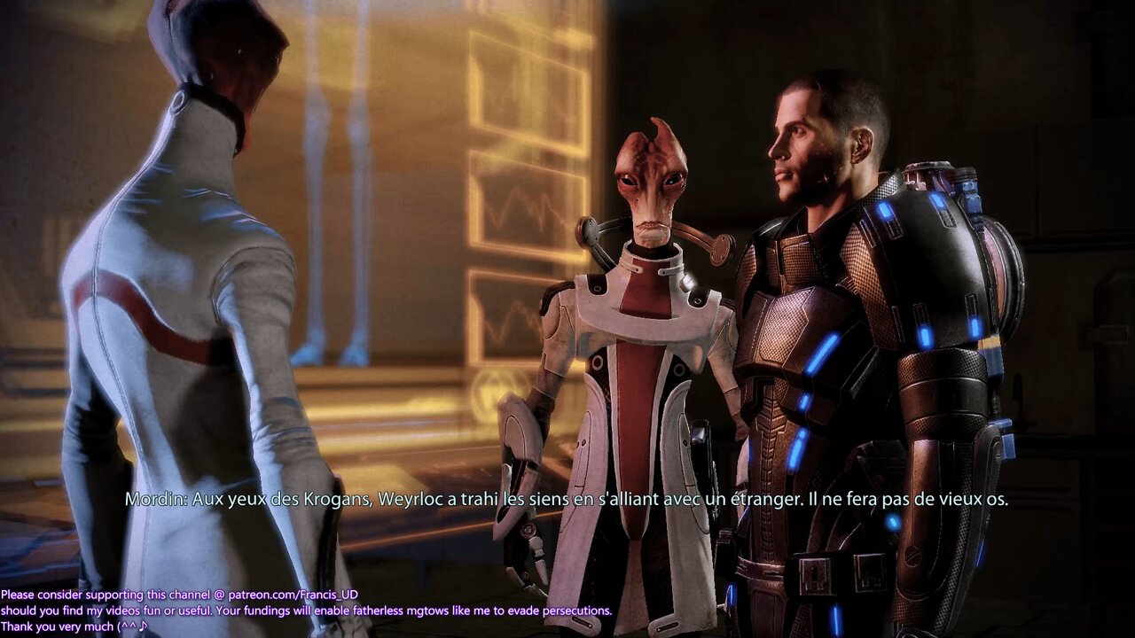 jouer pour la première fois à mass effect2 en français