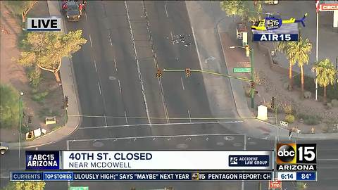 Man found seriously hurt at Phoenix intersection