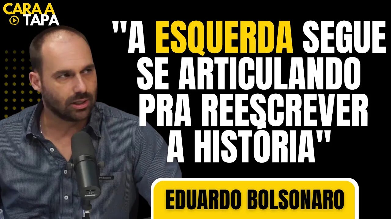 EDUARDO BOLSONARO PROVA QUE IMPRENSA DÁ TRATAMENTO DIFERENCIADO AOS ESQUERDISTAS