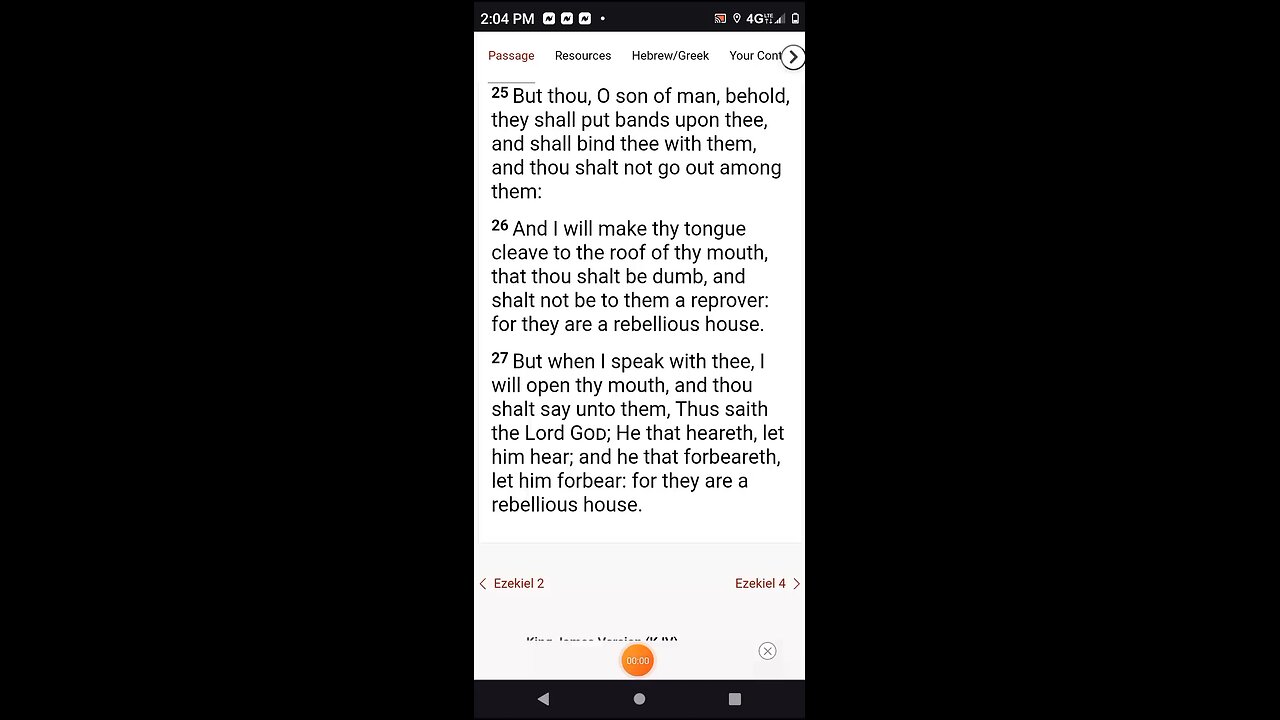 I WILL MAKE THY TONGUE CLEAVE TO THE ROOF OF THY MOUTH