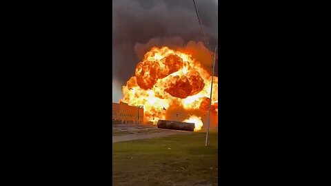 Large explosion almost home