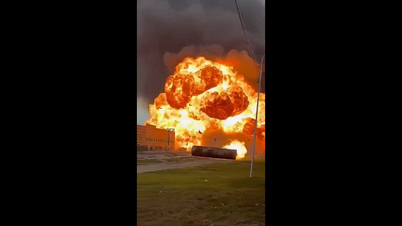 Large explosion almost home