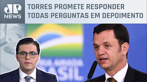 Anderson Torres vai alegar que esteve na Bahia para visitar obras; Cristiano Vilela analisa