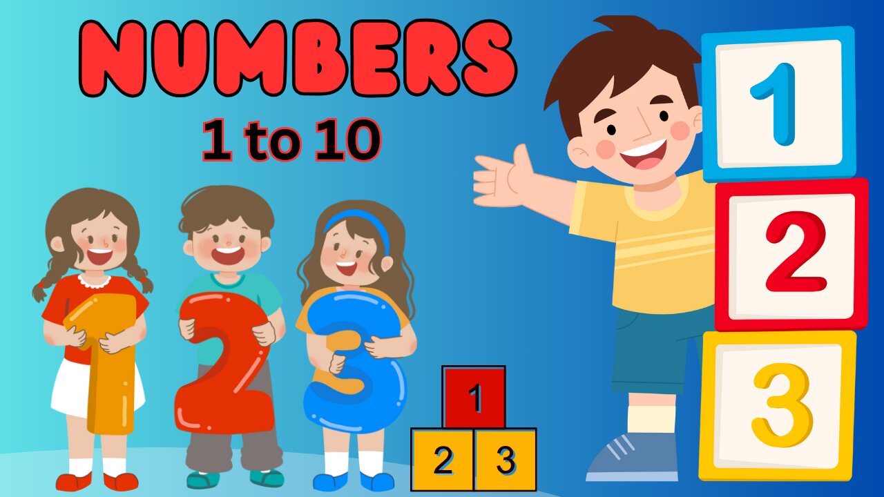 Learn to Count from 1 to 10 - 1234 Counting For Kids and Toddlers | Bright Spark Station