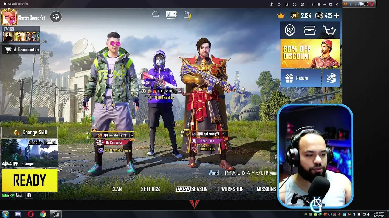 CONQUEROR LOBBY OR WOT : PUBG MOBILE LIVE NEPAL !FB!FACEBOOK