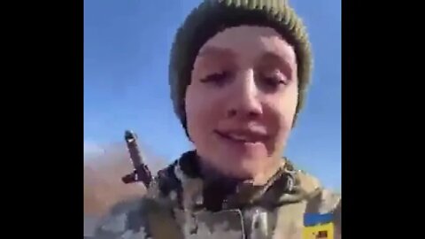 Heart touching video by a Ukrainian female soldier 😭