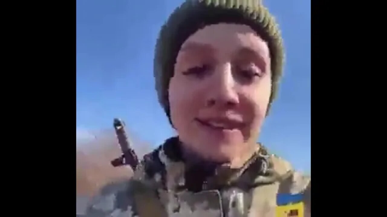 Heart touching video by a Ukrainian female soldier ðŸ˜
