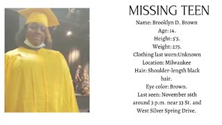 MISSING MILWAUKEE TEEN | Brooklyn D. Brown