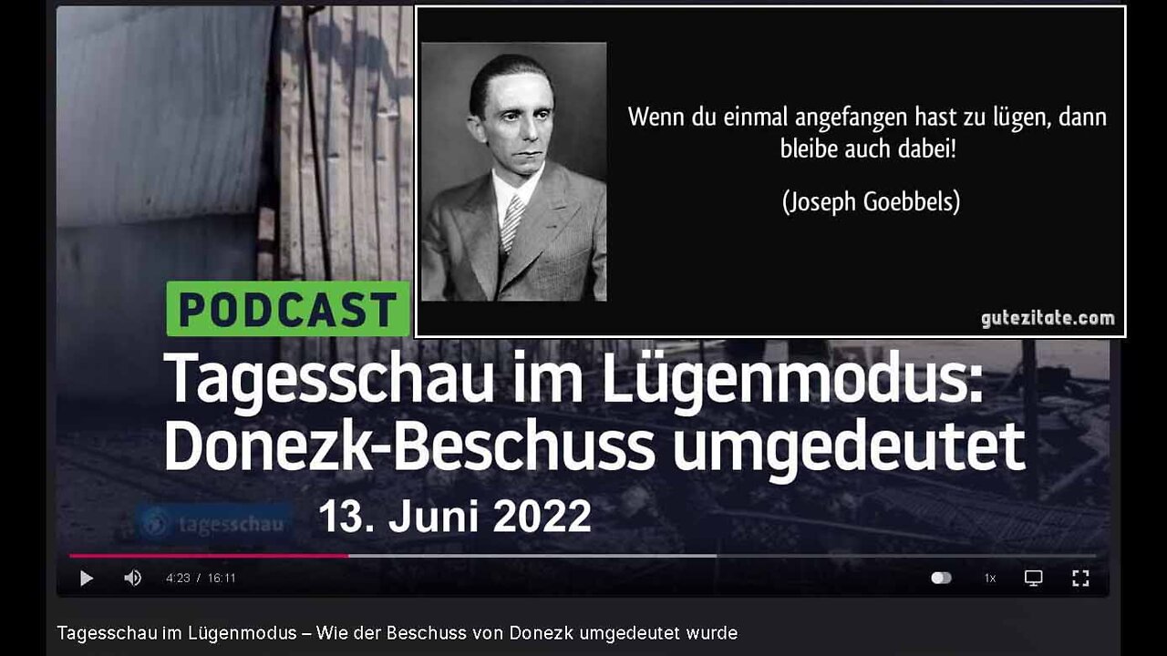 Tagesschau im Lügenmodus