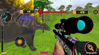 Real Wild Dino Hunter - hunting 12 Stegosaurus, sniper hunting dinosaur,