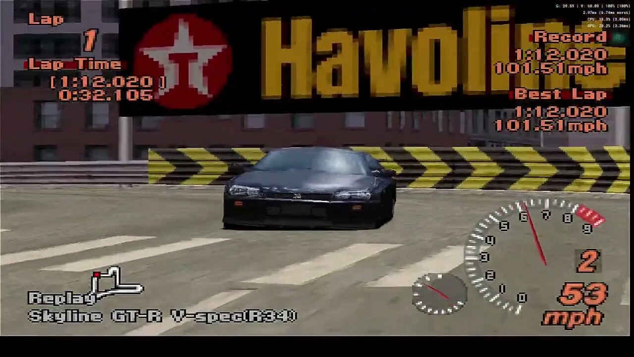 Gran Turismo 2 1- lap time trial 5