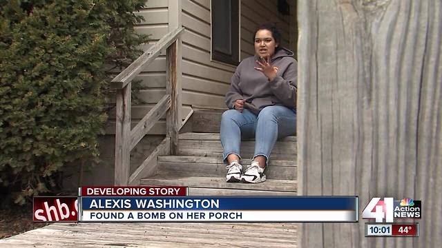 St. Joseph woman finds bomb on front porch