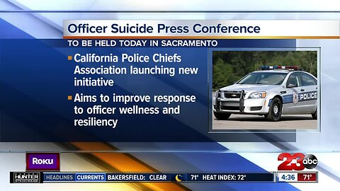 California Police Chiefs Association launching anti-suicide initiative