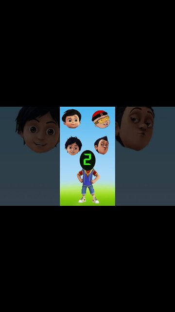 Match The Right Head | Vir The Robot Boy | Shiva | Motu Patlu | Mighty Raju | Wrong Head Puzzle