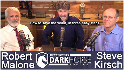 DarkHorse Podcast: Robert Malone & Steve Kirsch - How to save the world in three easy steps.