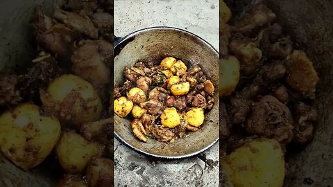 মায়ের পোশা মুরগির মাংসের ঝোল 🤤🤤 #shortsvideo #viral #trending