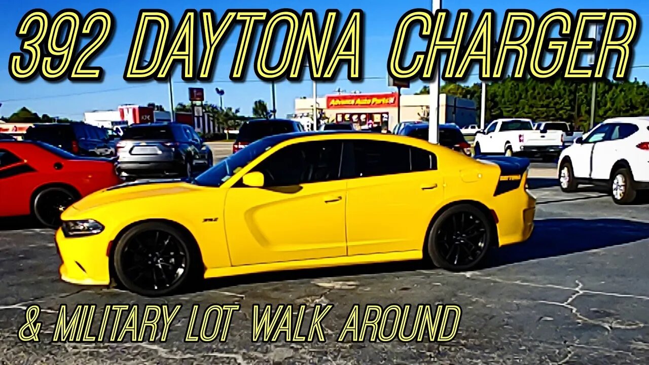 Charger Daytona 392 Scat, Military Lot Walk Around, Aspen Update, Truck Takes Jet Fuel?