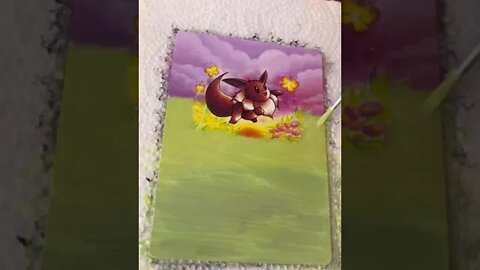 Pintando carta pokémon #pokemon #pokemontcg #short #pokemoncards