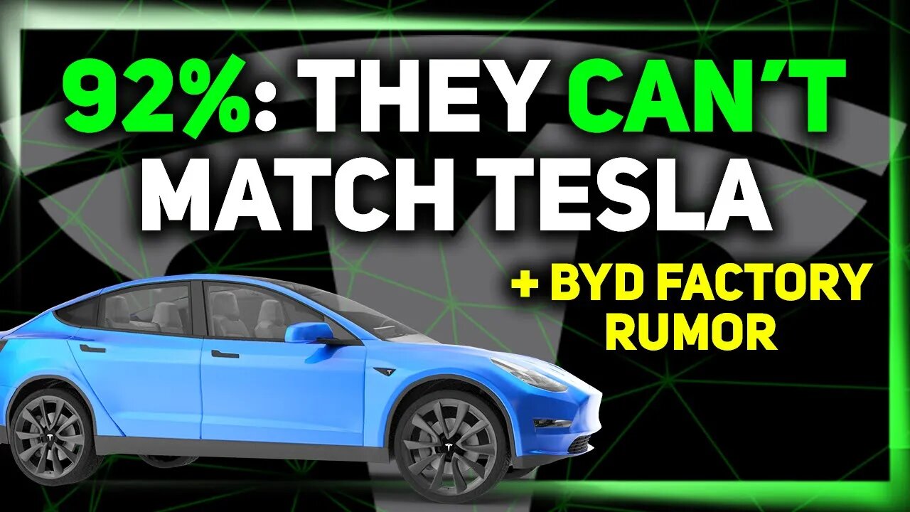 92%: Tesla Can't Be Matched / Tesla Vision Delivers / Price Wars Intensify ⚡️