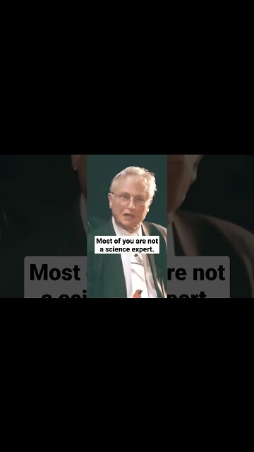You're not a science expert. (almost all of us) #richarddawkins #samharris #science #education