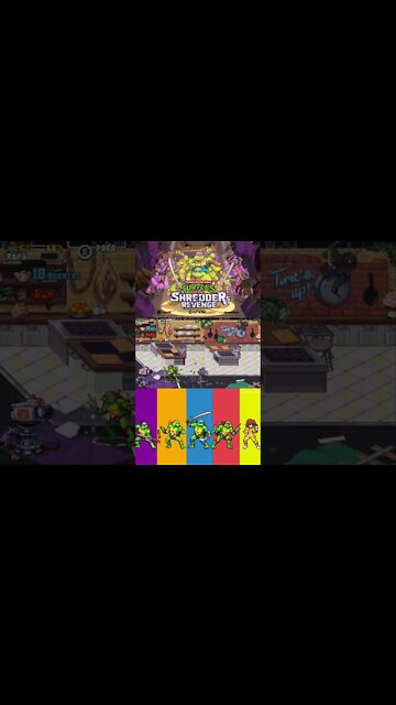 TARTARUGAS NINJAS SHORTS #4 - FASE 1