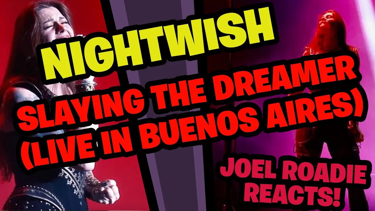 NIGHTWISH - Slaying The Dreamer - Live In Buenos Aires (OFFICIAL LIVE VIDEO) - Roadie Reacts