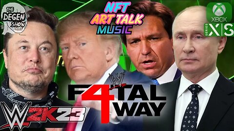 Elon Musk vs Ron DeSantis Donald Trump Vladmir Putin Fatal 4 Way 🤣🤼🏻‍♂️🎮 WWE2K23 Money In The Bank