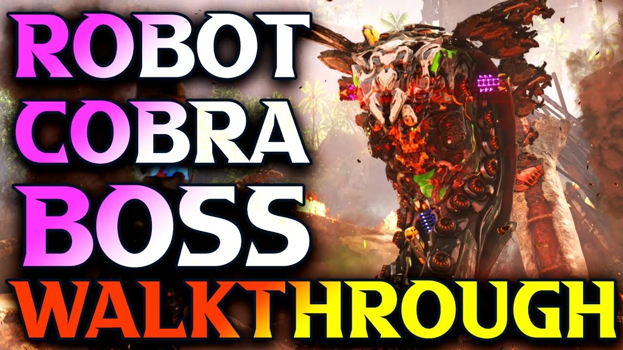 ROBOT COBRA BOSS! Horizon Forbidden West Intro Gameplay Walkthrough Part 3