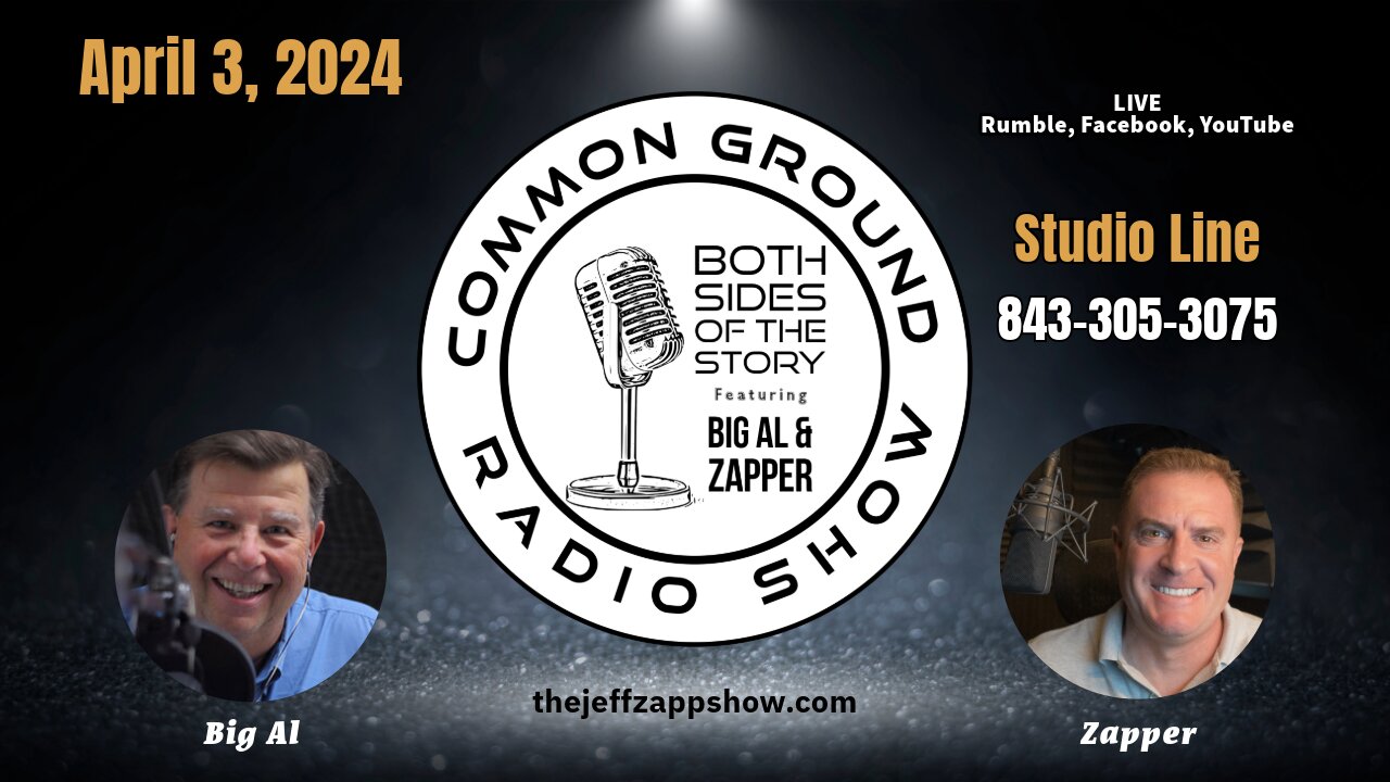 The Common Ground Radio Show LIVE 03 APR 2024