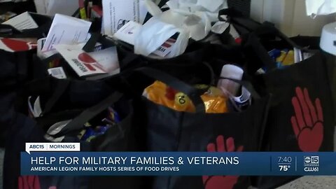 American Legion hosting food drives to help military families in need