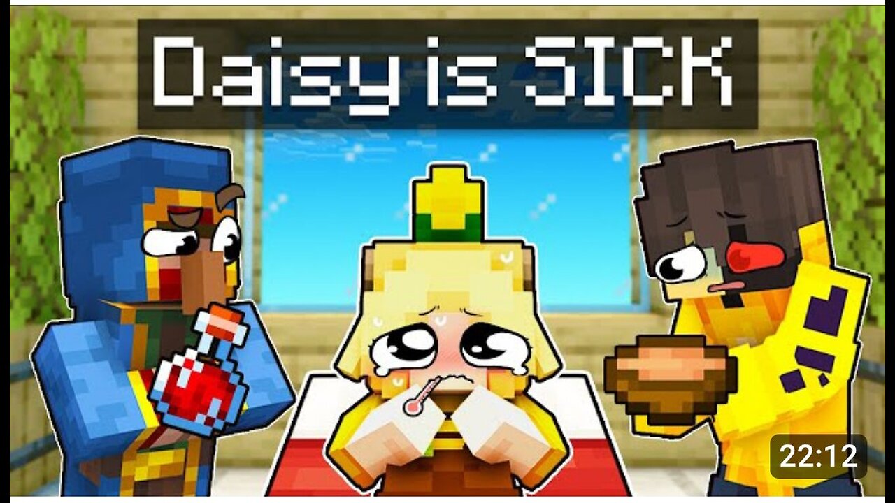 Daisy is sick in Minecraft!! Notes ☑