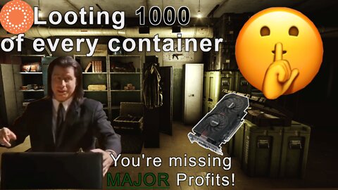 What I learned looting 1000 of every container in Escape From Tarkov