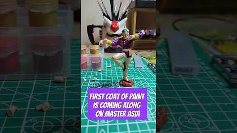 Master Asia paint progress #gundam #gunplabuilder #gunpla