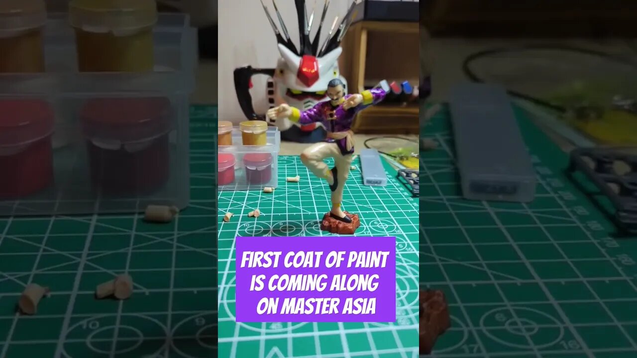 Master Asia paint progress #gundam #gunplabuilder #gunpla