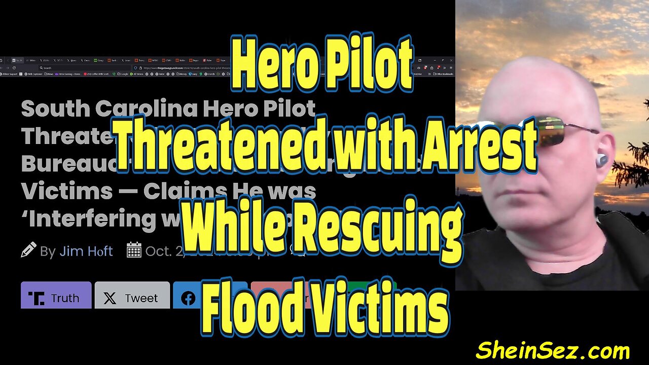 Hero Pilot Threatened with Arrest by Local Bureaucrats While Rescuing Flood Victims-669