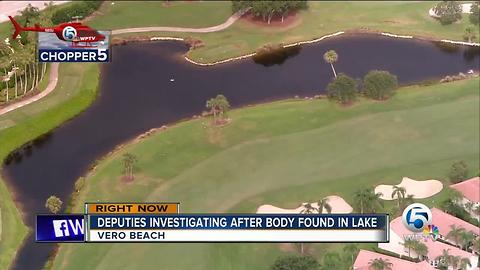 Body found in lake on golf course in Indian River County